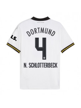 Borussia Dortmund Nico Schlotterbeck #4 Ausweichtrikot 2024-25 Kurzarm